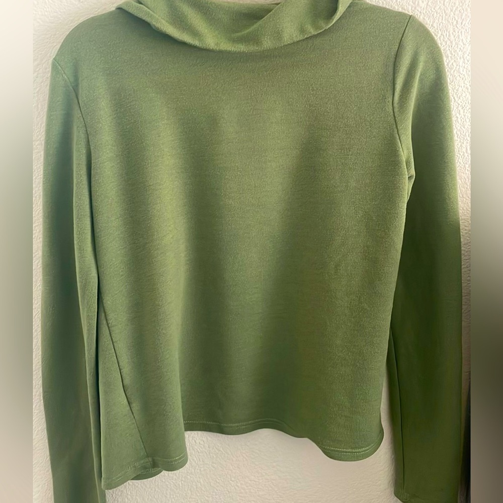 Edikted olive green Button down long sleeve